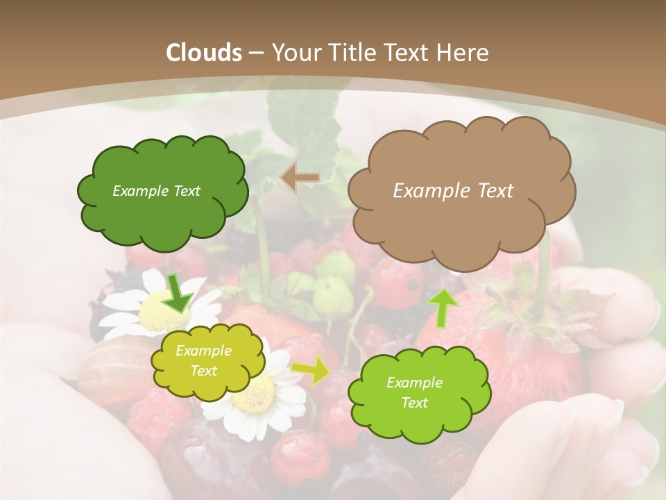 Succulent Juicy Picking PowerPoint Template