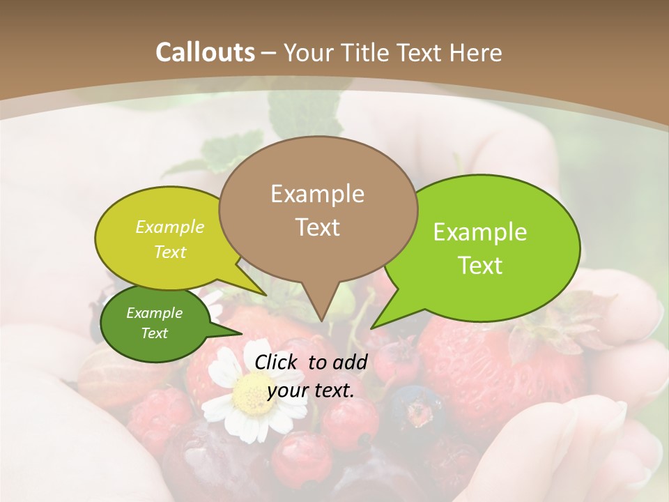 Succulent Juicy Picking PowerPoint Template