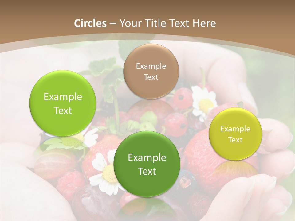 Succulent Juicy Picking PowerPoint Template