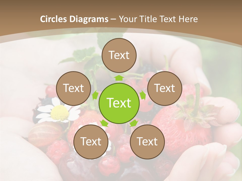 Succulent Juicy Picking PowerPoint Template