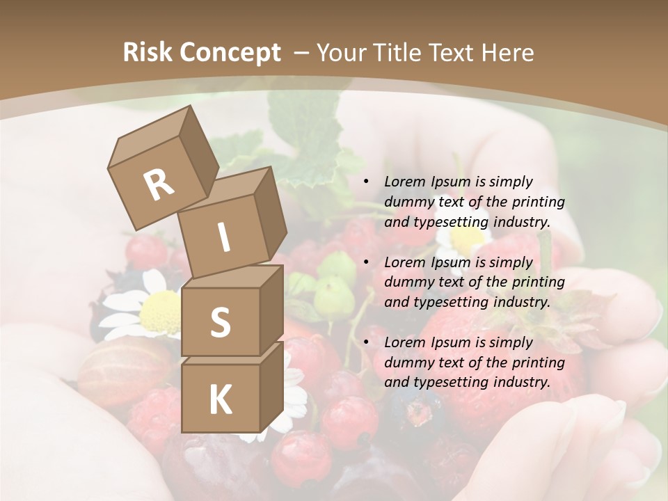 Succulent Juicy Picking PowerPoint Template