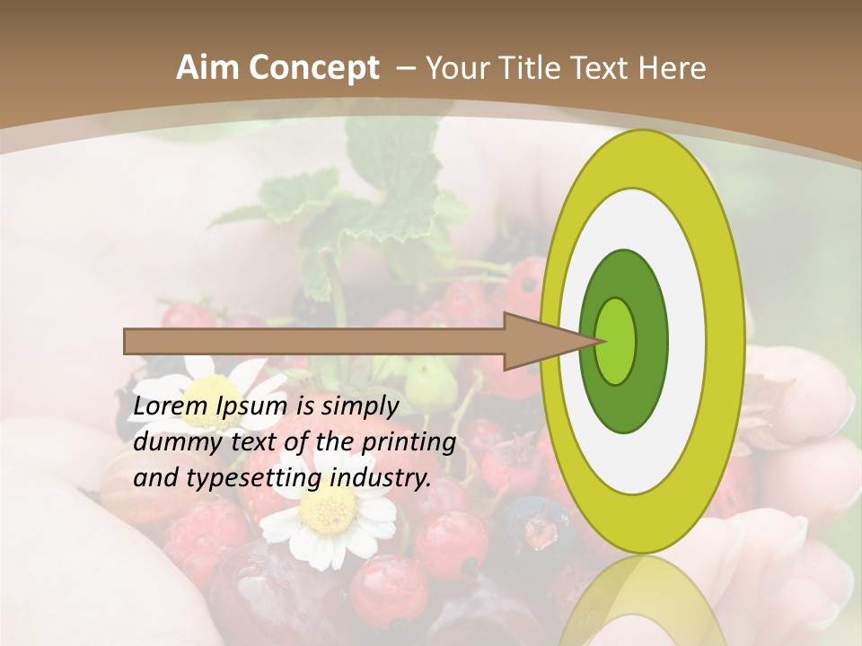 Succulent Juicy Picking PowerPoint Template