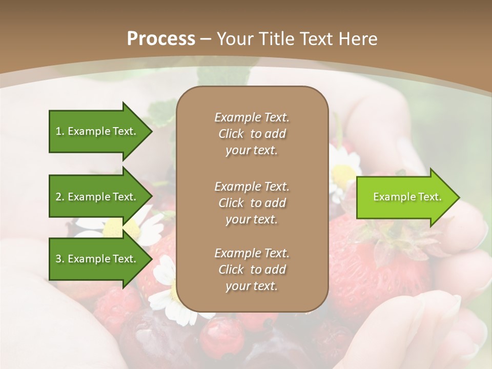 Succulent Juicy Picking PowerPoint Template