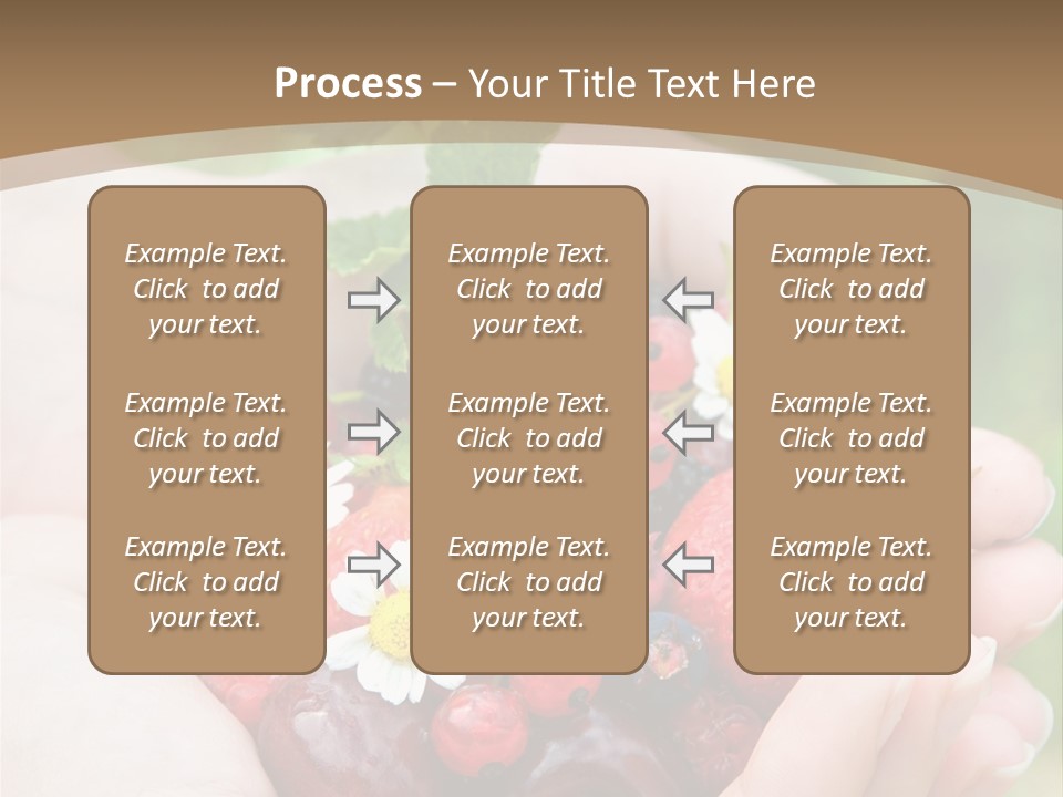 Succulent Juicy Picking PowerPoint Template