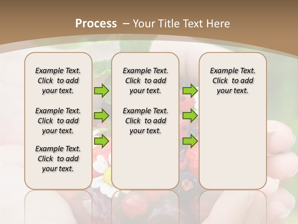 Succulent Juicy Picking PowerPoint Template
