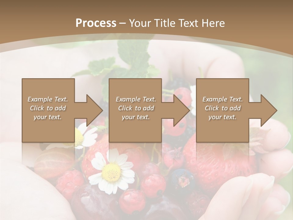 Succulent Juicy Picking PowerPoint Template
