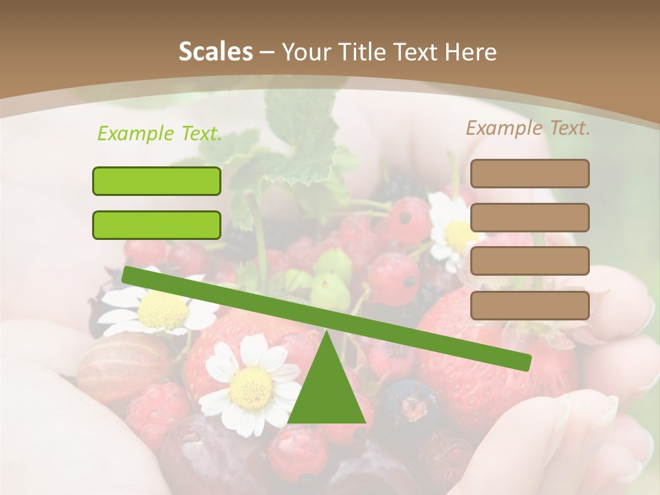 Succulent Juicy Picking PowerPoint Template
