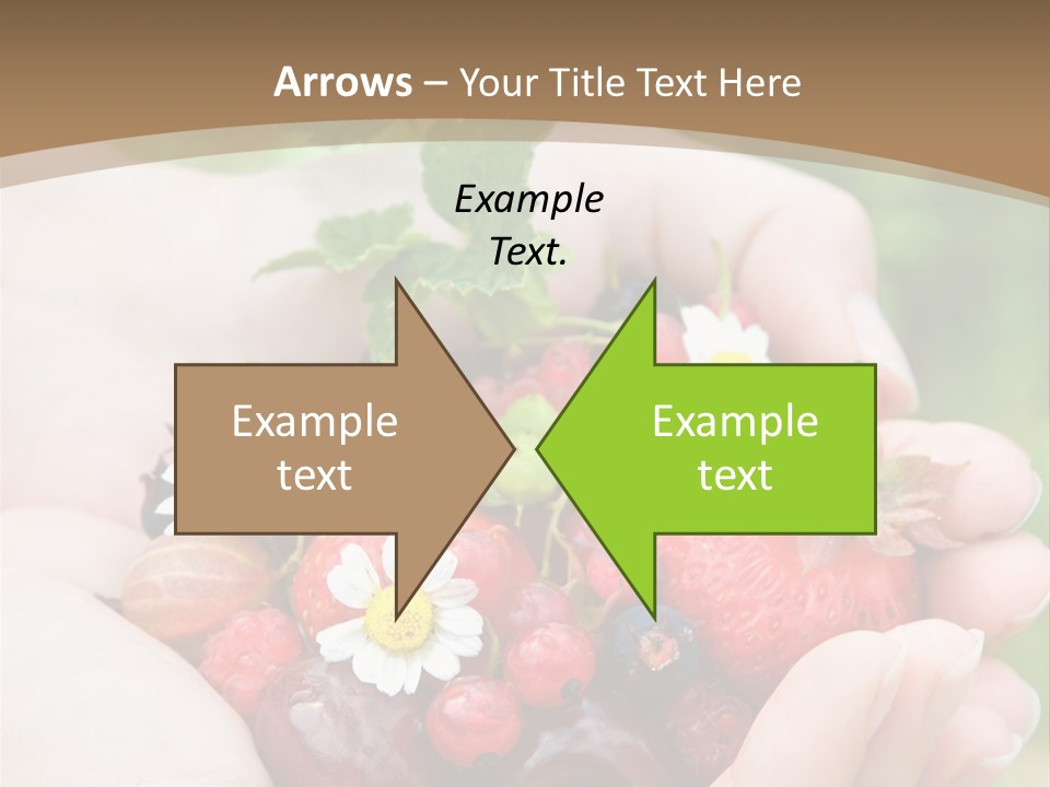 Succulent Juicy Picking PowerPoint Template