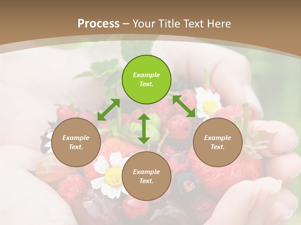 Succulent Juicy Picking PowerPoint Template