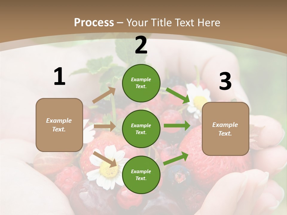 Succulent Juicy Picking PowerPoint Template