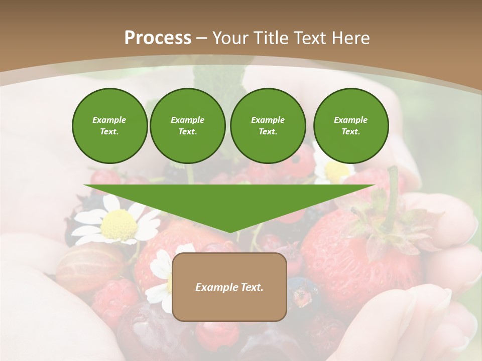 Succulent Juicy Picking PowerPoint Template