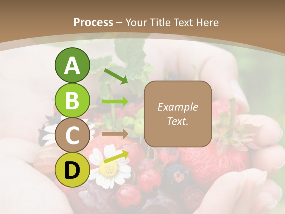 Succulent Juicy Picking PowerPoint Template