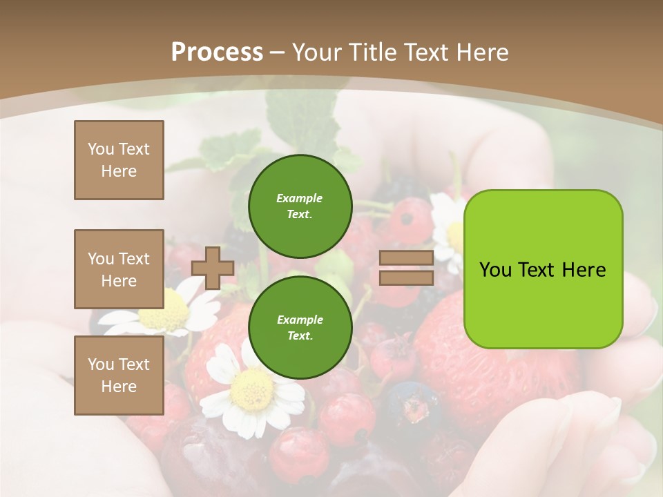Succulent Juicy Picking PowerPoint Template