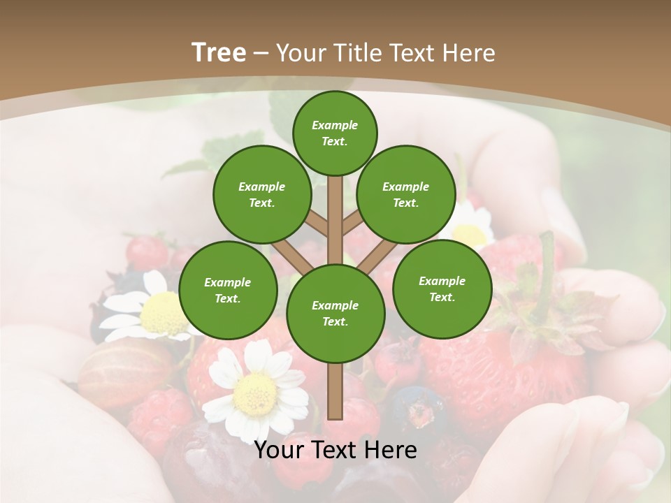 Succulent Juicy Picking PowerPoint Template