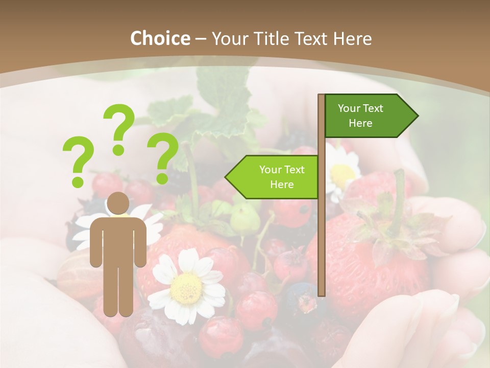 Succulent Juicy Picking PowerPoint Template