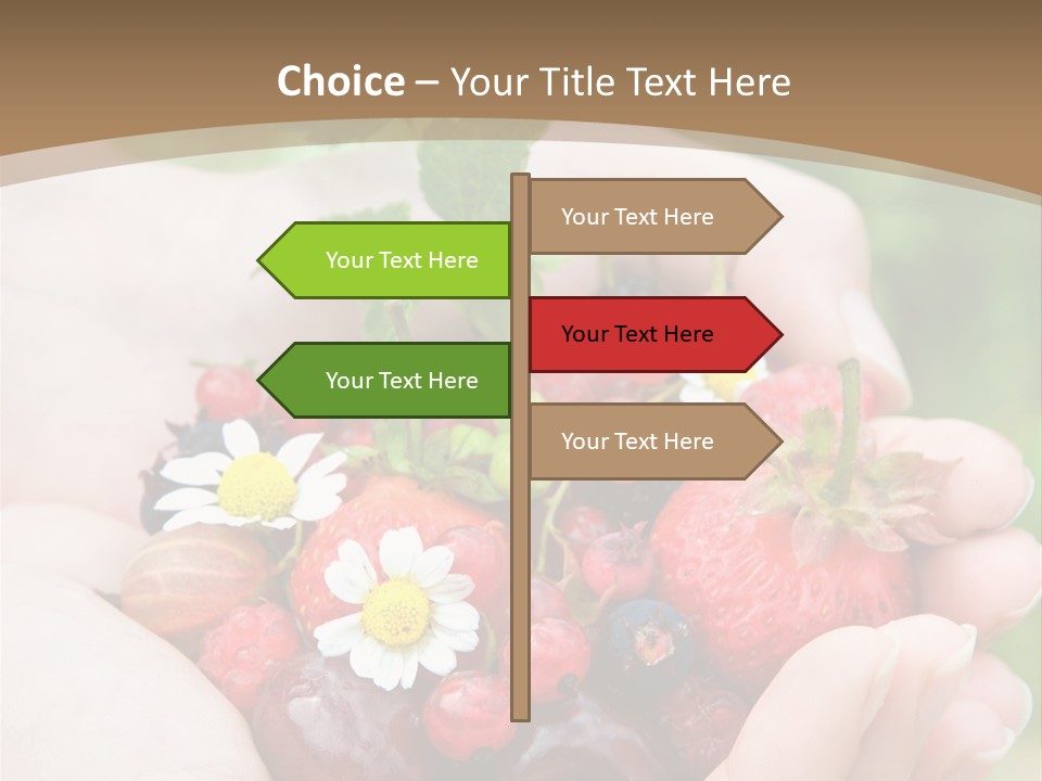 Succulent Juicy Picking PowerPoint Template