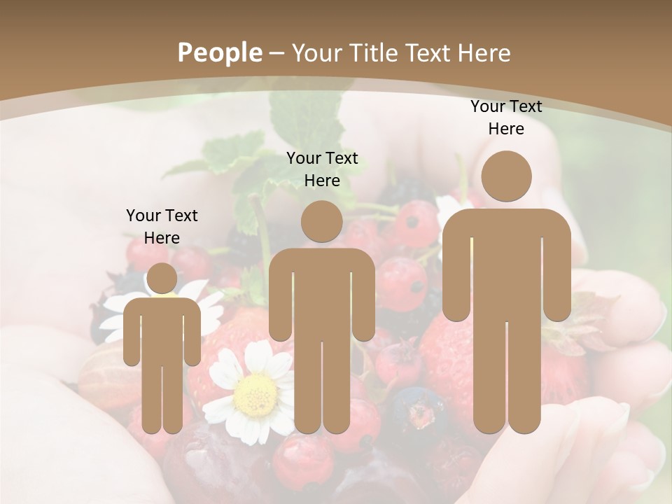 Succulent Juicy Picking PowerPoint Template