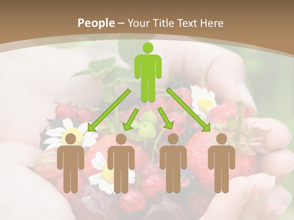 Succulent Juicy Picking PowerPoint Template