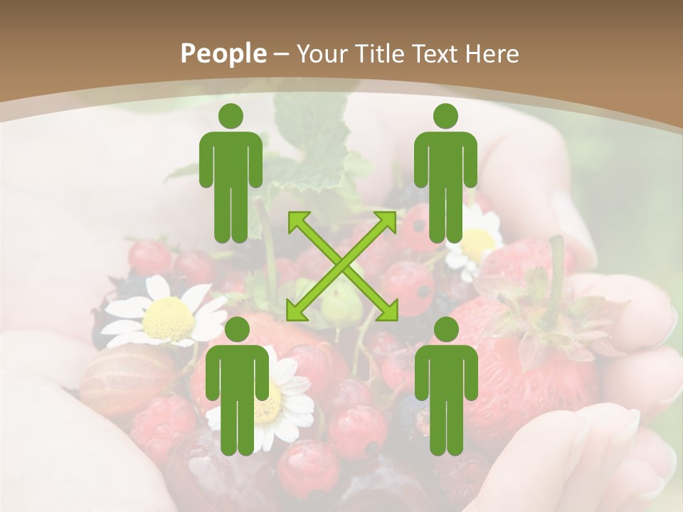 Succulent Juicy Picking PowerPoint Template