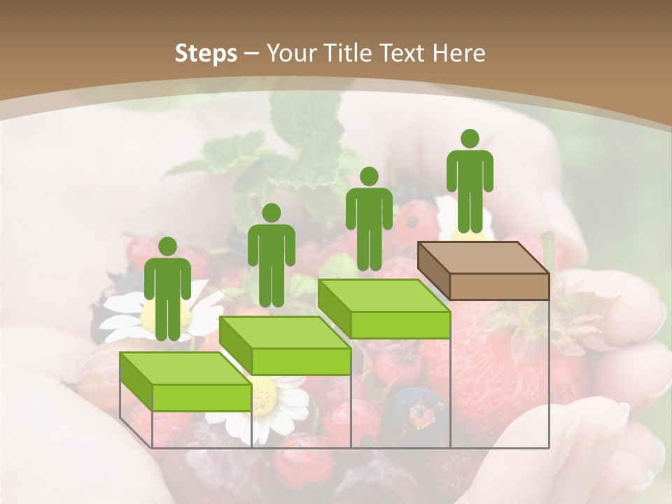 Succulent Juicy Picking PowerPoint Template