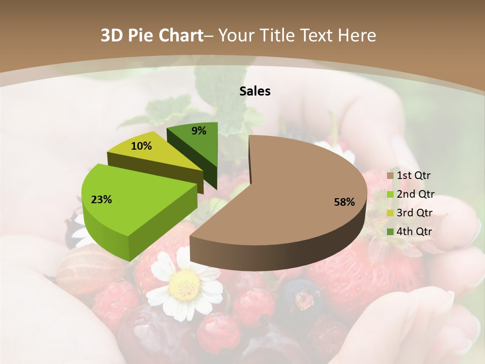 Succulent Juicy Picking PowerPoint Template
