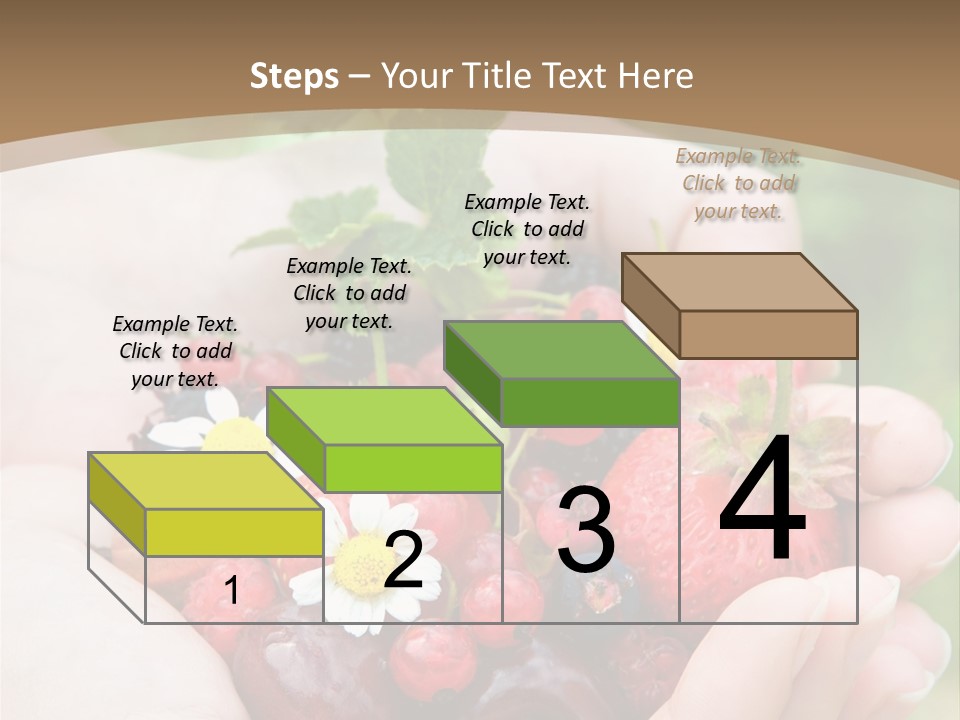 Succulent Juicy Picking PowerPoint Template