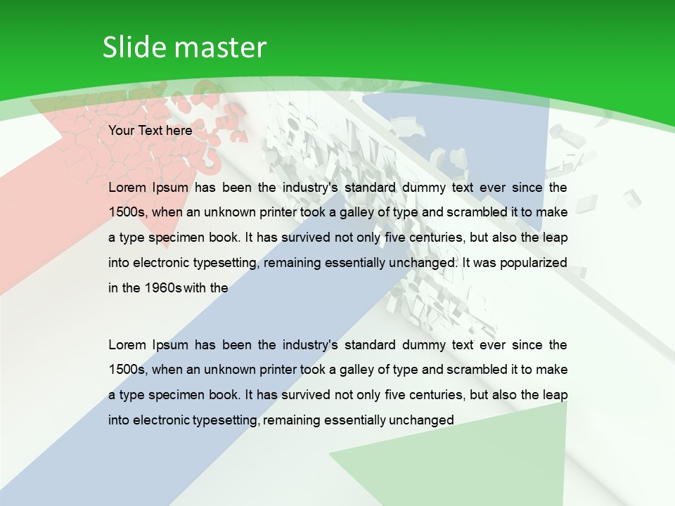 Background Page Market PowerPoint Template