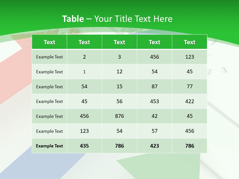 Background Page Market PowerPoint Template
