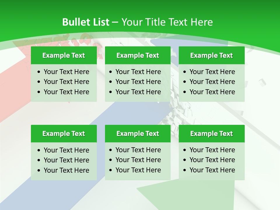 Background Page Market PowerPoint Template