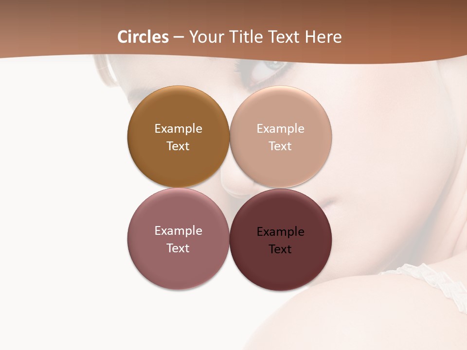 Glamour Eyelash Beauty PowerPoint Template