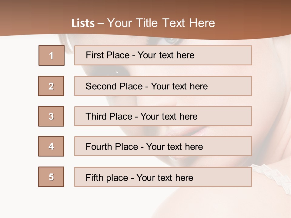 Glamour Eyelash Beauty PowerPoint Template