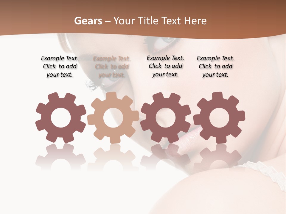 Glamour Eyelash Beauty PowerPoint Template