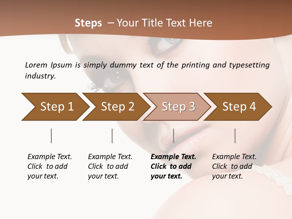 Glamour Eyelash Beauty PowerPoint Template
