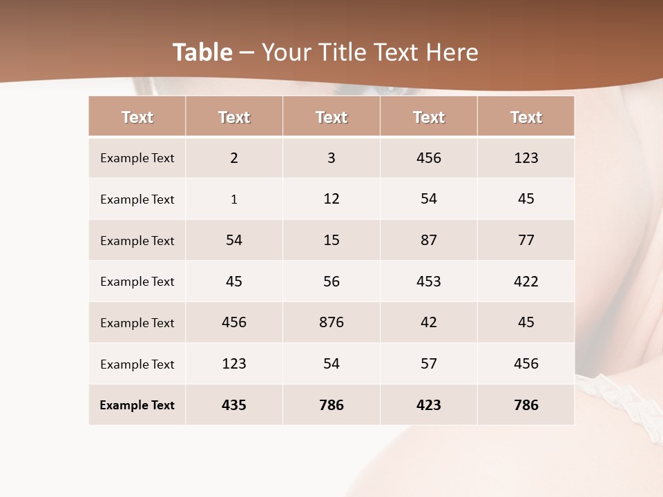 Glamour Eyelash Beauty PowerPoint Template