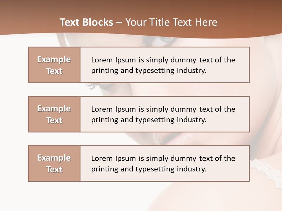 Glamour Eyelash Beauty PowerPoint Template