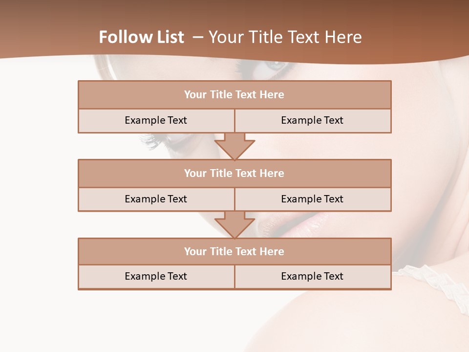 Glamour Eyelash Beauty PowerPoint Template