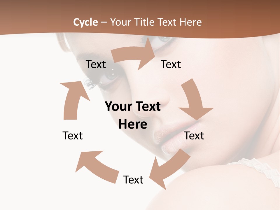 Glamour Eyelash Beauty PowerPoint Template