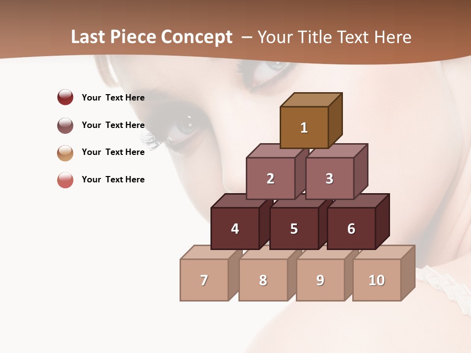 Glamour Eyelash Beauty PowerPoint Template