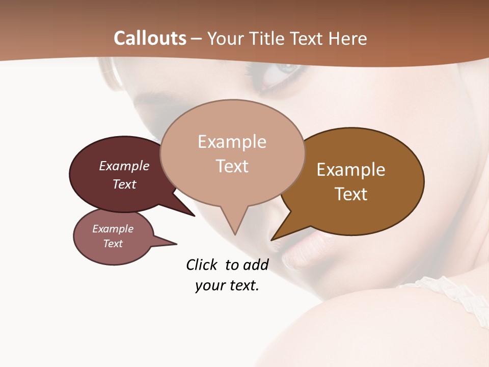 Glamour Eyelash Beauty PowerPoint Template