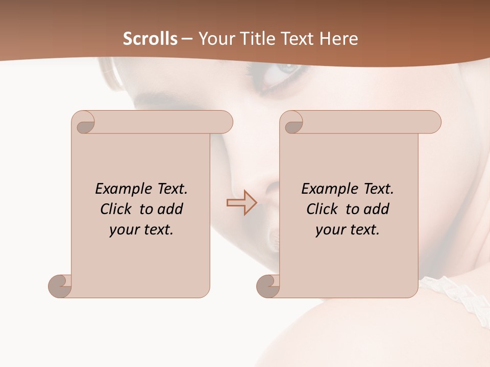 Glamour Eyelash Beauty PowerPoint Template