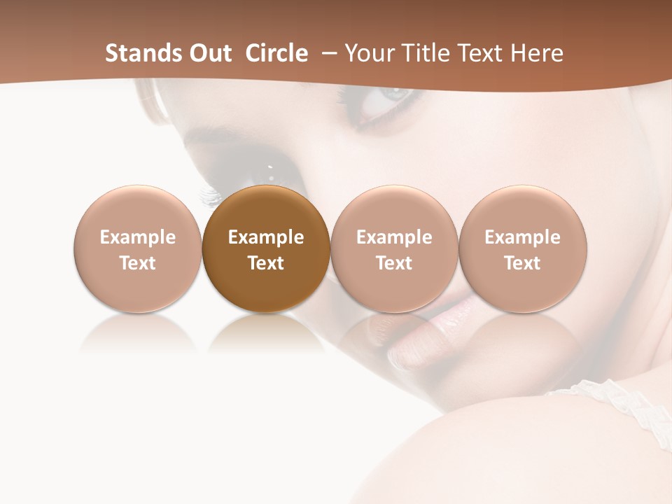 Glamour Eyelash Beauty PowerPoint Template