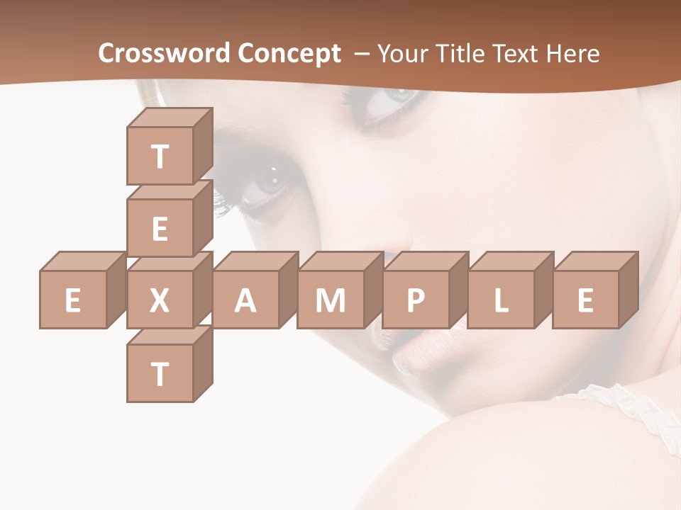 Glamour Eyelash Beauty PowerPoint Template