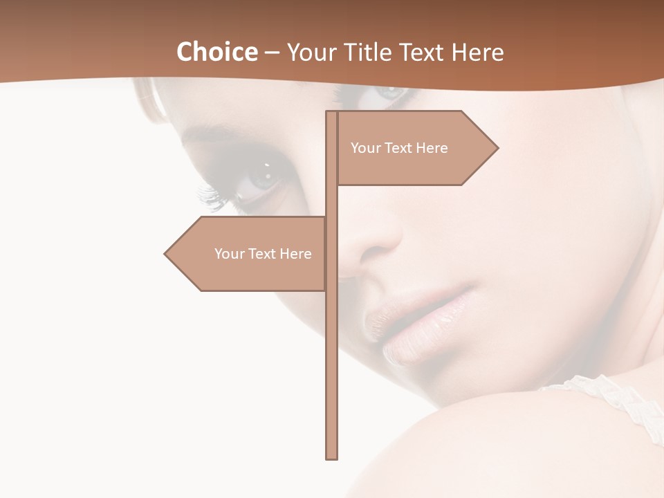 Glamour Eyelash Beauty PowerPoint Template
