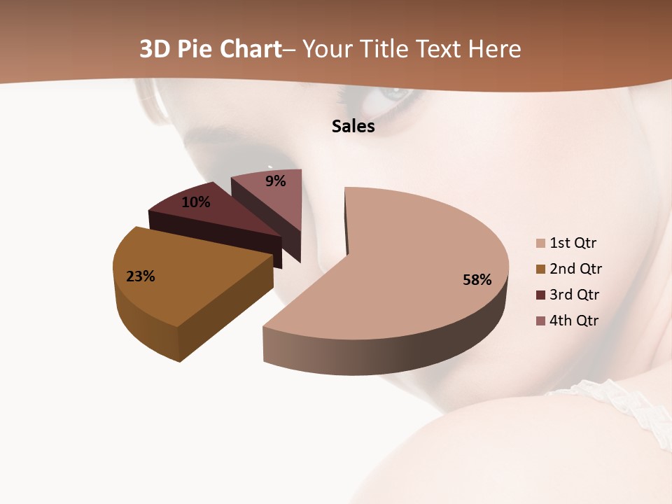 Glamour Eyelash Beauty PowerPoint Template