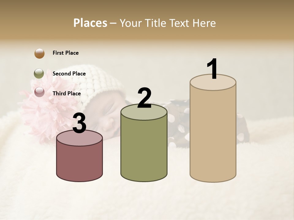 Studio Shot Caucasian Selective Focus PowerPoint Template