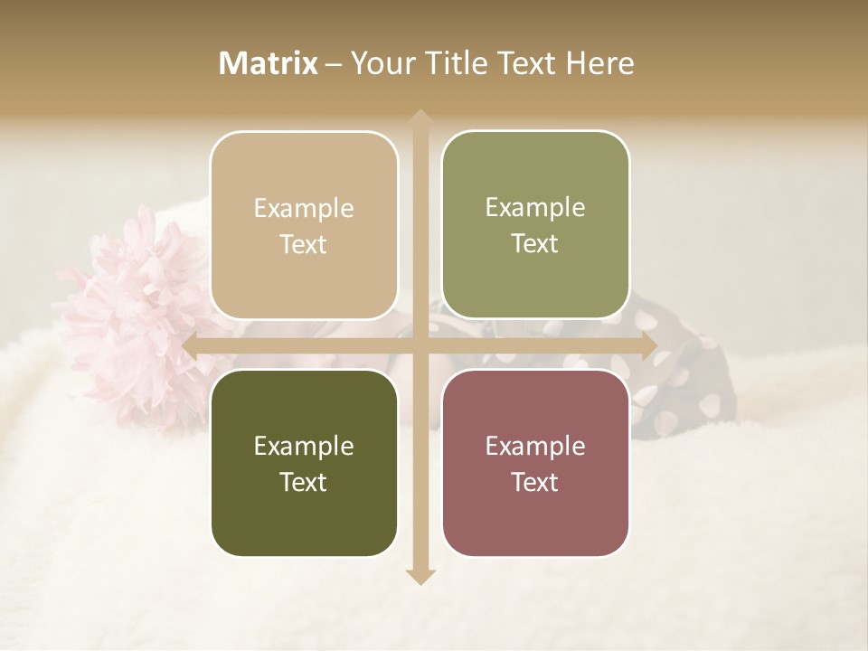 Studio Shot Caucasian Selective Focus PowerPoint Template