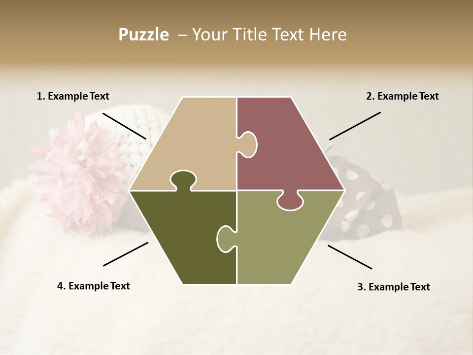 Studio Shot Caucasian Selective Focus PowerPoint Template