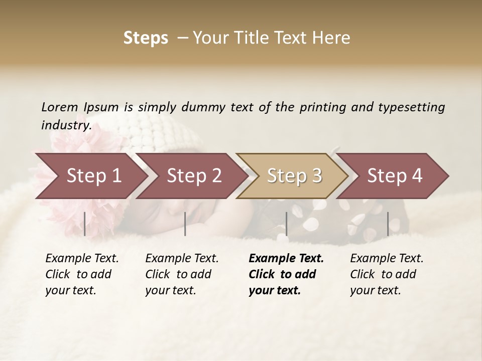Studio Shot Caucasian Selective Focus PowerPoint Template