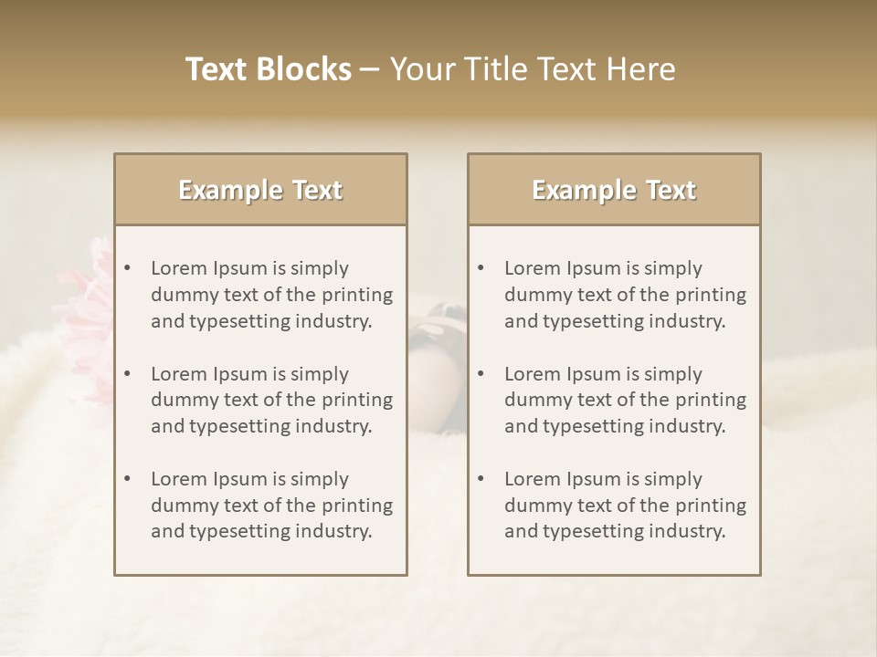 Studio Shot Caucasian Selective Focus PowerPoint Template