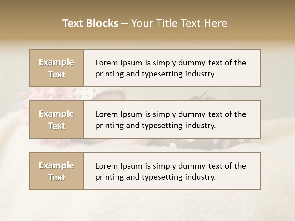 Studio Shot Caucasian Selective Focus PowerPoint Template